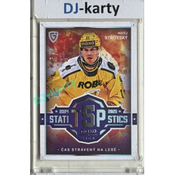 2025/26 Goal Cards Maxa liga #TOP-34 Matěj Stříteský Top 5 Statistics Parallel 03/15