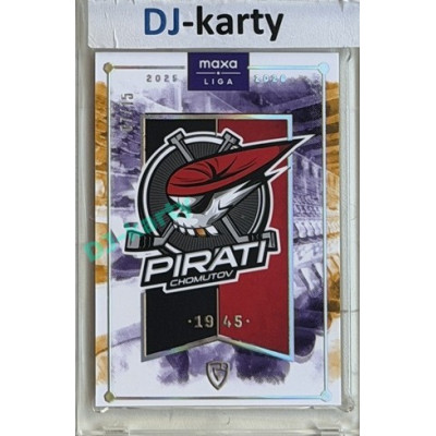 2025/26 Goal Cards Maxa liga #C-09 Piráti Chomutov Team Logo Parallel 7/15