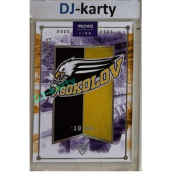 2025/26 Goal Cards Maxa liga #C-07 HC Baník Sokolov Team Logo Parallel 7/15