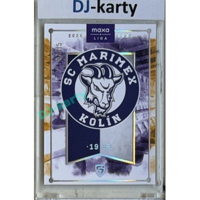 2025/26 Goal Cards Maxa liga #C-12 SC Marimex Kolín Team Logo Parallel 7/15