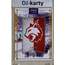 2025/26 Goal Cards Maxa liga #C-13 HC Frýdek-Místek Team Logo Parallel 7/15