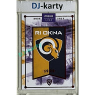 2025/26 Goal Cards Maxa liga #C-02 RI Okna Berani Zlín Team Logo Parallel Red 1/6