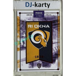 2025/26 Goal Cards Maxa liga #C-02 RI Okna Berani Zlín Team Logo Parallel Red 1/6