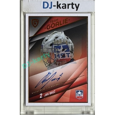 2025/26 Goal Cards Maxa liga #SG-31 Jan Brož Goalies Auto xx/25