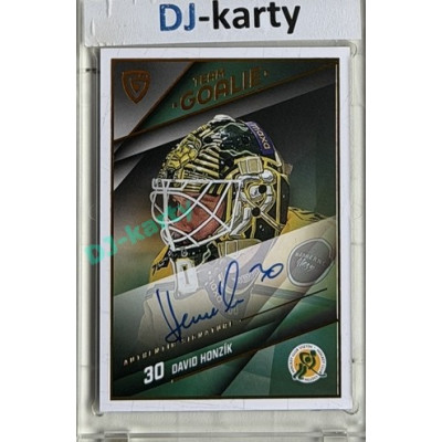 2025/26 Goal Cards Maxa liga #SG-03 David Honzík Goalies Auto xx/25