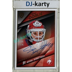 2025/26 Goal Cards Maxa liga #SG-13 Michael Schnattinger Goalies Auto xx/25