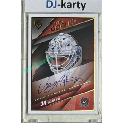 2025/26 Goal Cards Maxa liga #SG-09 Ádám Vay Goalies Auto xx/25