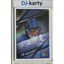 2025/26 Goal Cards Maxa liga #SG-16 Matěj Žajdlík Goalies Auto xx/25