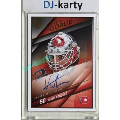 2025/26 Goal Cards Maxa liga #SG-21 Jakub Vondraš Goalies Auto xx/25