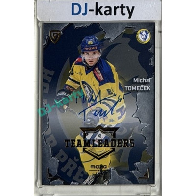 2025/26 Goal Cards Maxa liga #TL-20 Michal Tomeček  Team Leaders Auto xx/25