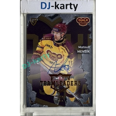 2025/26 Goal Cards Maxa liga #TL-17 Matouš Menšík Team Leaders Auto xx/25