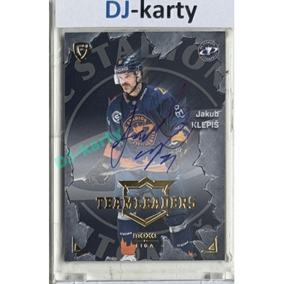 2025/26 Goal Cards Maxa liga #TL-16 Jakub Klepiš Team Leaders Auto xx/25