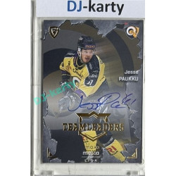 2025/26 Goal Cards Maxa liga #TL-07 Jesse Paukku Team Leaders Auto xx/25