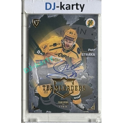 2025/26 Goal Cards Maxa liga #TL-10 Petr Straka Team Leaders Auto xx/25