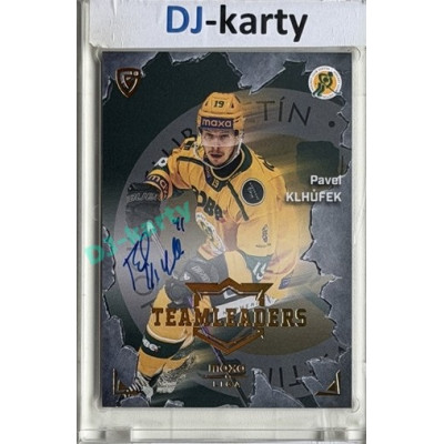 2025/26 Goal Cards Maxa liga #TL-09 Pavel Klhůfek Team Leaders Auto xx/25
