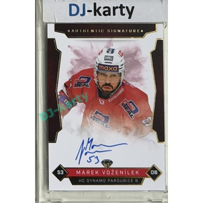 2025/26 Goal Cards Maxa liga #PCE-3 Marek Voženílek Signatures xx/25