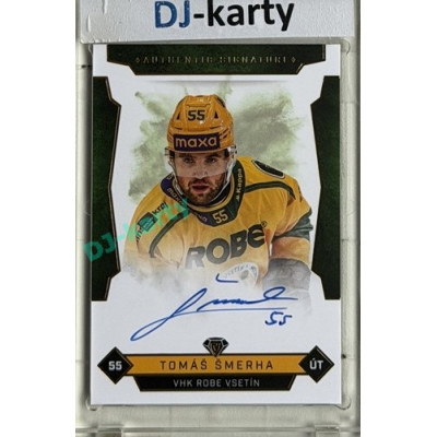 2025/26 Goal Cards Maxa liga #VSE-9 Tomáš Šmerha Signatures xx/25