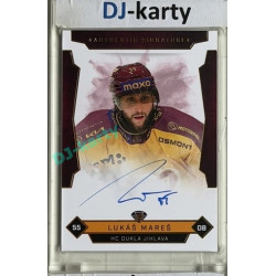 2025/26 Goal Cards Maxa liga #JIH-3 Lukáš Mareš Signatures xx/25