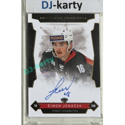 2025/26 Goal Cards Maxa liga #CHOM-3 Šimon Jenáček Signatures xx/25
