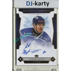 2025/26 Goal Cards Maxa liga #TAB-6 Jakub Matai Signatures xx/25