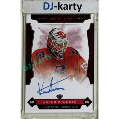 2025/26 Goal Cards Maxa liga #PCE-1 Jakub Vondraš Signatures xx/25