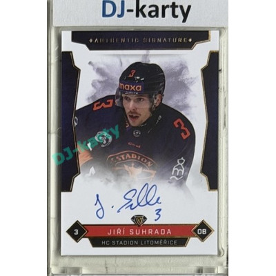 2025/26 Goal Cards Maxa liga #LIT-4 Jiří Suhrada Signatures xx/25