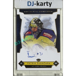 2025/26 Goal Cards Maxa liga #PRE-1 Patrik Švančara Signatures xx/25