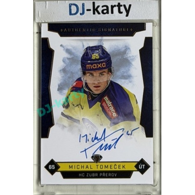 2025/26 Goal Cards Maxa liga #PRE-4 Michal Tomeček Signatures xx/25