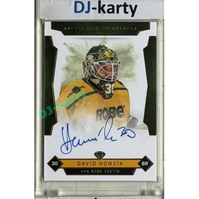 2025/26 Goal Cards Maxa liga #VSE-1 David Honzík Signatures xx/25