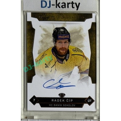 2025/26 Goal Cards Maxa liga #SOK-4 Radek Číp Signatures xx/25