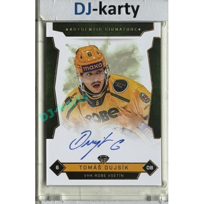 2025/26 Goal Cards Maxa liga #VSE-3 Tomáš Dujsík Signatures xx/25
