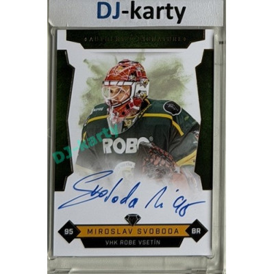 2025/26 Goal Cards Maxa liga #VSE-5 Miroslav Svoboda Signatures xx/25