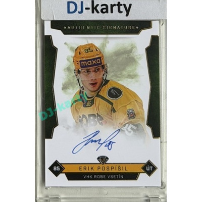 2025/26 Goal Cards Maxa liga #VSE-10 Erik Pospíšil Signatures xx/25