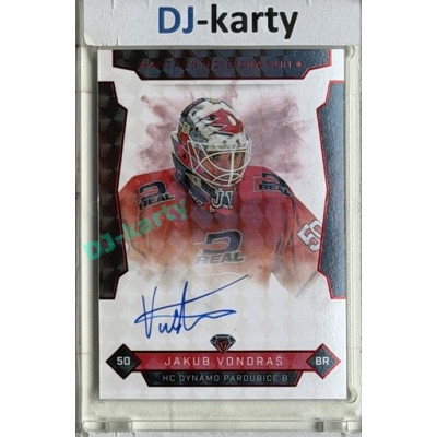 2025/26 Goal Cards Maxa liga #PCE-1 Jakub Vondraš Signatures Red 1/5