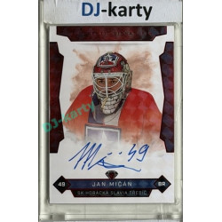 2025/26 Goal Cards Maxa liga #TRE-1 Jan Mičán Signatures Red 1/5