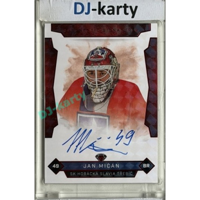 2025/26 Goal Cards Maxa liga #TRE-1 Jan Mičán Signatures Red 1/5