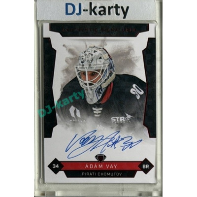 2025/26 Goal Cards Maxa liga #CHOM-10 Ádám Vay Signatures Red 1/5