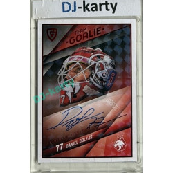 2025/26 Goal Cards Maxa liga #SG-12 Daniel Dolejš Goalies Auto Red 1/5