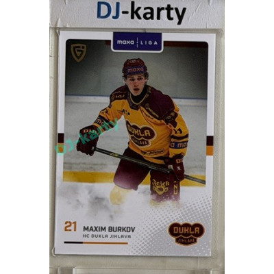2025/26 Goal Cards Maxa liga #JIH-15 Maxim Burkov
