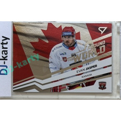 2023/24 Sportzoo ELH 2. serie #AW-06 Evan Jasper Around The World