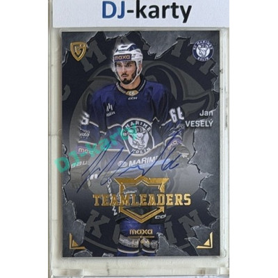 2025/26 Goal Cards Maxa liga #TL-23 Jan Veselý Team Leaders Auto xx/25