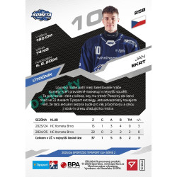 2025/26 Sportzoo ELH 2. serie #258 Jan Ekrt