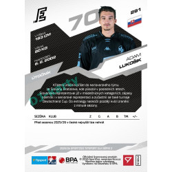 2025/26 Sportzoo ELH 2. serie #291 Adam Lukošik