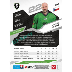 2025/26 Sportzoo ELH 2. serie #307 Jakub Klepiš