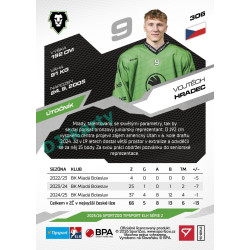 2025/26 Sportzoo ELH 2. serie #306 Vojtěch Hradec