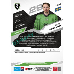 2025/26 Sportzoo ELH 2. serie #304 Carl Berglund