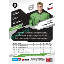 2025/26 Sportzoo ELH 2. serie #303 Karel Křepelka