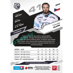 2025/26 Sportzoo ELH 2. serie #334 Tomáš Filippi