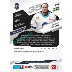 2025/26 Sportzoo ELH 2. serie #345 Oscar Dansk