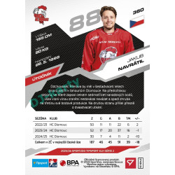 2025/26 Sportzoo ELH 2. serie #360 Jakub Navrátil